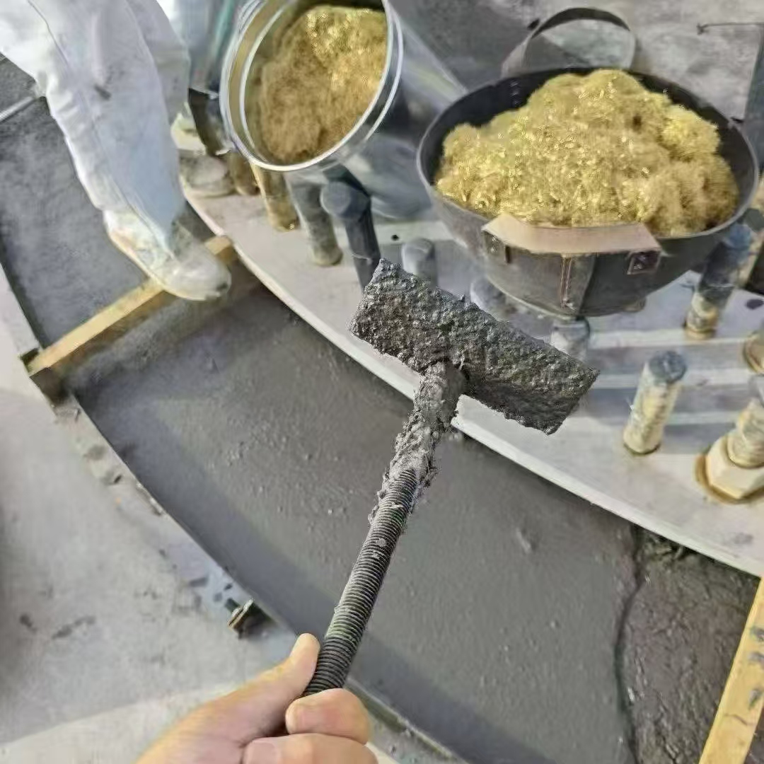 岚皋C120钢纤维高强无收灌浆料 轧机压缩机汽轮机发电机锻压设备底座灌浆材料